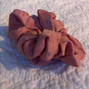 Peach-ish pink scrunchie